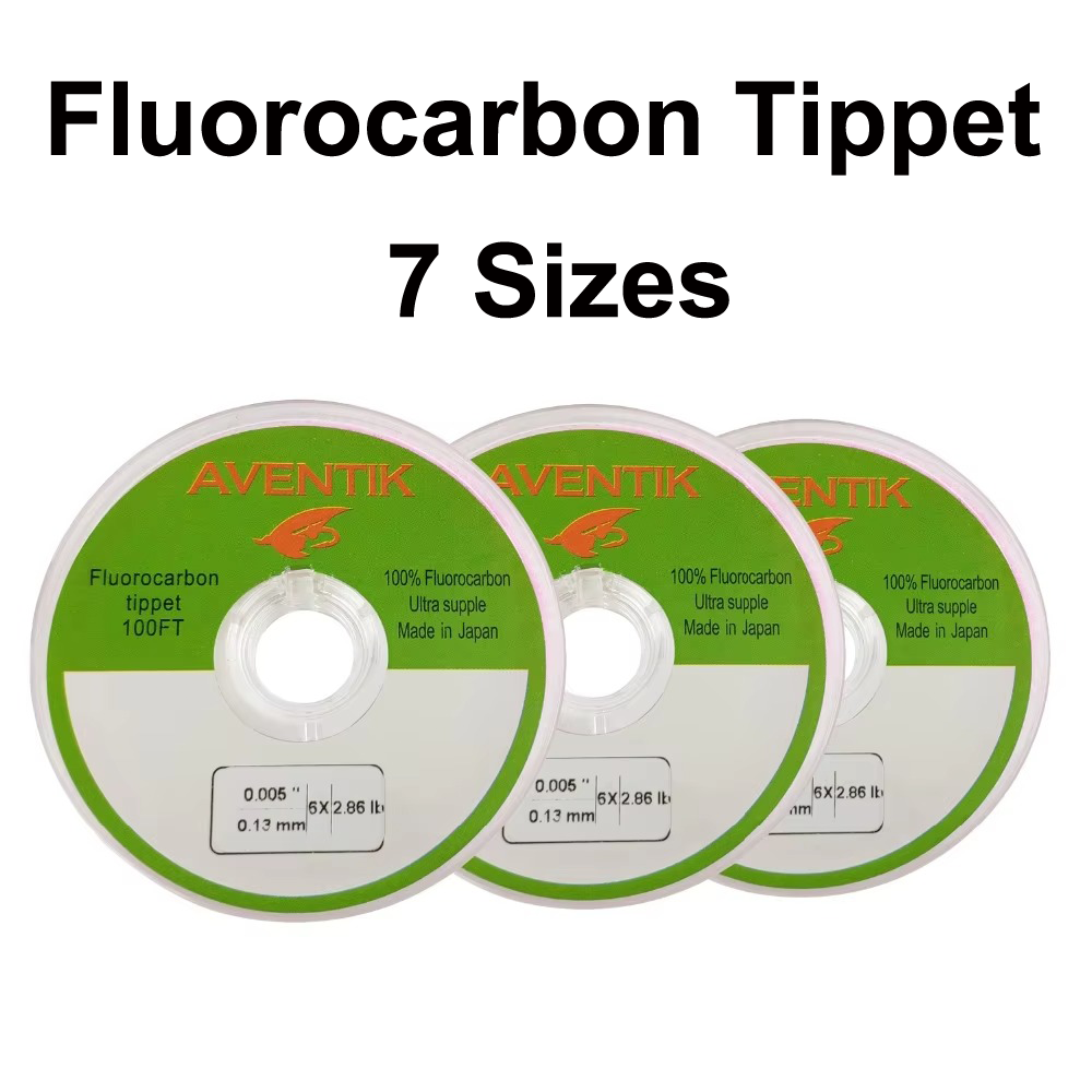 Fluorocarbon Line - Aventik Fluorocarbon Tippet 30m/50m Vliegvislijn Tippet