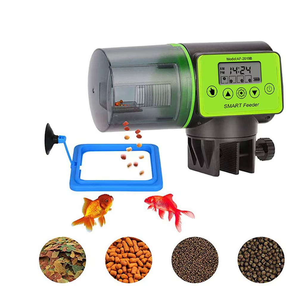 Fishing Line Dispenser - Intelligente automatische visvoederautomaat, digitale aquariumvoedingsdispenser, elektrische